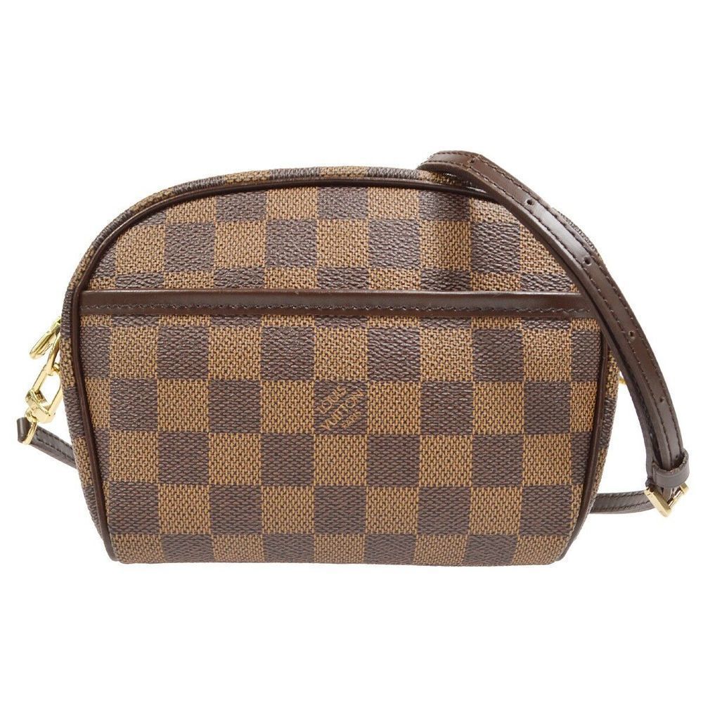 LOUIS VUITTON Pochette Ipanema Shoulder Bum Bag Damier Ebene